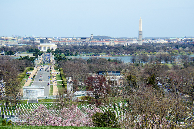 View of DC from Arlington National Cemetary
