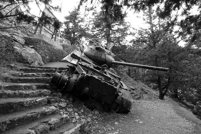 Patton M47 tank, Kyrenian Mountains.
